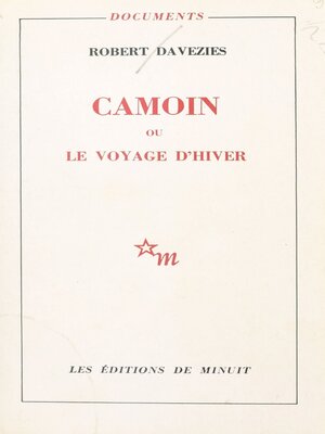 cover image of Camoin ou Le voyage d'hiver